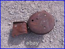 Universal steel rear plow wheel D857-A with bracket JD John Deere 1 bottom tractor