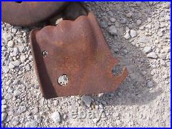 Universal steel rear plow wheel D857-A with bracket JD John Deere 1 bottom tractor