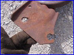 Universal steel rear plow wheel D857-A with bracket JD John Deere 1 bottom tractor