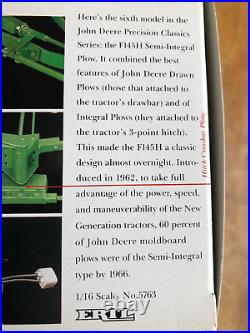 Unopened John Deere F145H 5 Bottom Plow Precision Classics #6 by Ertl 1/16 Unopened John Deere F145H 5 Bottom Plow Precision Classics #6 by Ertl 1/16