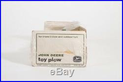VINTAGE JOHN DEERE 4 BOTTOM PLOW FOR TRACTOR In Original Box 1/16 METAL JD #527