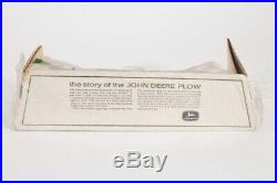 VINTAGE JOHN DEERE 4 BOTTOM PLOW FOR TRACTOR In Original Box 1/16 METAL JD #527