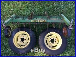 VTG John Deere Model 110 Lawn/Garden Tractors, Plow, Cutting Decks, Extra Parts