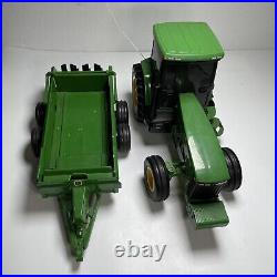 VTG Y2K Ertl John Deere 8200 Radio Controlled Tractor, Trailer & Disk Plow 1/16