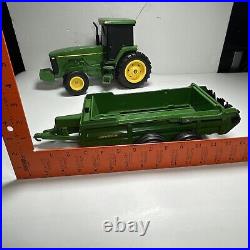 VTG Y2K Ertl John Deere 8200 Radio Controlled Tractor, Trailer & Disk Plow 1/16