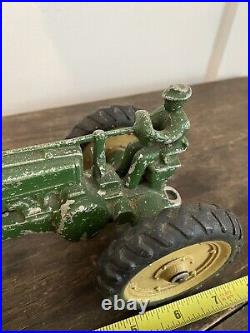 Vintage 1940's 1950's Ertl John Deere Model A Tractor Manure Spreader Plow Disc