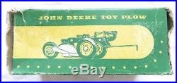 Vintage 1950's Eska John Deere 1/16 Scale Toy 2 Bottom Plow Mib