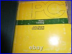 Vintage 1961-78 Bound John Deere Parts Catalogs Clod Buster and Many Plows