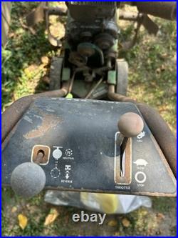 Vintage 1971 John Deere 324 tiller