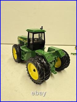 Vintage 1988 Ertl 1/16 Scale John Deere 8760 4WD Tractor & 6 Bottom Plow Vintage 1988 Ertl 1/16 Scale John Deere 8760 4WD Tractor & 6 Bottom Plow