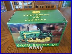 Vintage 1998 Ertl 116 Scale John Deere 420 Crawler Plow City Show #5996TA, NIB