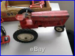 Vintage Ertl Eska 1/16 Tru Scale (Lot of 7 Toys) Tractor, Plow, Elevator, Disk