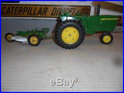 Vintage Ertl JOHN DEERE 3020 Farm Tractor & Carter 2 BOTTOM PLOWNice Originals