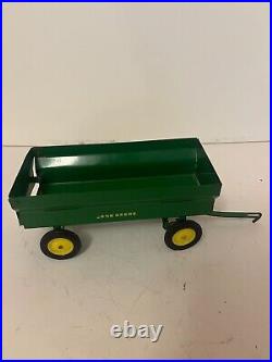 Vintage Ertl John Deere 536 Farm Set Tractor, Wagon, Plow