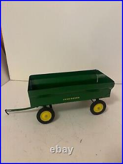 Vintage Ertl John Deere 536 Farm Set Tractor, Wagon, Plow