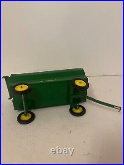 Vintage Ertl John Deere 536 Farm Set Tractor, Wagon, Plow