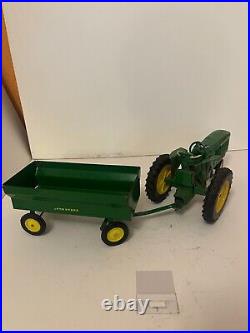 Vintage Ertl John Deere 536 Farm Set Tractor, Wagon, Plow