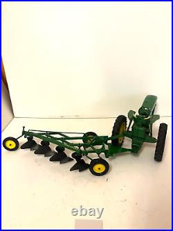 Vintage Ertl John Deere 536 Farm Set Tractor, Wagon, Plow