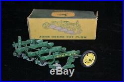 Vintage Eska John Deere 4 bottom plow 3 Point hitch 1/16 + Original Box