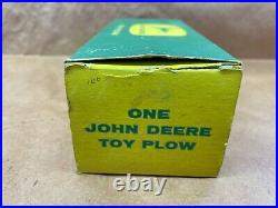 Vintage Farm Toy NIB, John Deere 4 Bottom Mounted Plow Carter 1957
