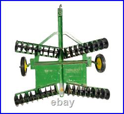 Vintage John Deer Lot 3 3020 Tractor, Wheel Disc, Bottom Plow ERTL Diecast Steel Vintage John Deer Lot 3 3020 Tractor, Wheel Disc, Bottom Plow ERTL Diecast Steel