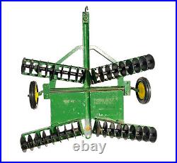 Vintage John Deer Lot 3 3020 Tractor, Wheel Disc, Bottom Plow ERTL Diecast Steel