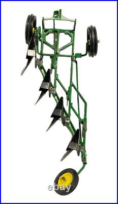 Vintage John Deer Lot 3 3020 Tractor, Wheel Disc, Bottom Plow ERTL Diecast Steel Vintage John Deer Lot 3 3020 Tractor, Wheel Disc, Bottom Plow ERTL Diecast Steel