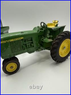 Vintage John Deer Tractor, Wheel Disc, Wagon, Bottom Plow ERTL Diecast Steel Vintage John Deer Tractor, Wheel Disc, Wagon, Bottom Plow ERTL Diecast Steel