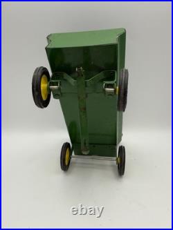 Vintage John Deer Tractor, Wheel Disc, Wagon, Bottom Plow ERTL Diecast Steel Vintage John Deer Tractor, Wheel Disc, Wagon, Bottom Plow ERTL Diecast Steel