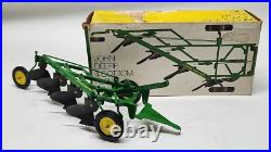 Vintage John Deere 4-Bottom Plow By Ertl 1/16 Scale In Ice Cream Box