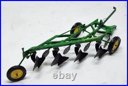 Vintage John Deere 4-Bottom Plow By Ertl 1/16 Scale In Ice Cream Box