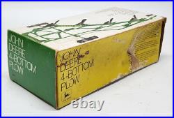 Vintage John Deere 4-Bottom Plow By Ertl 1/16 Scale In Ice Cream Box
