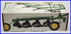 Vintage John Deere 4-Bottom Plow By Ertl 1/16 Scale In Ice Cream Box