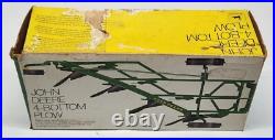 Vintage John Deere 4-Bottom Plow By Ertl 1/16 Scale In Ice Cream Box