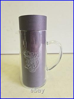 Vintage John Deere Advertising Etched Glass Pitcher 1880 Deere & Co. Plow Logo Vintage John Deere Advertising Etched Glass Pitcher 1880 Deere & Co. Plow Logo