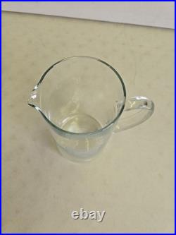 Vintage John Deere Advertising Etched Glass Pitcher 1880 Deere & Co. Plow Logo Vintage John Deere Advertising Etched Glass Pitcher 1880 Deere & Co. Plow Logo