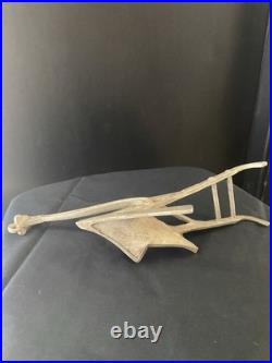 Vintage John Deere Cast Iron Salesman Sample Miniature Plow Estate Find