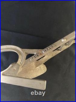 Vintage John Deere Cast Iron Salesman Sample Miniature Plow Estate Find