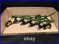 Vintage John Deere F660H 4-Bottom Plow WithBubble Box by Ertl