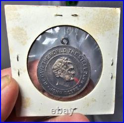 Vintage John Deere HE GAVE THE WORLD THE STEEL PLOW Watch Fob Medal Medallion