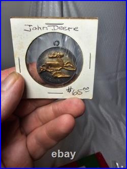 Vintage John Deere HE GAVE THE WORLD THE STEEL PLOW Watch Fob Medal Medallion