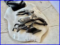 Vintage John Deere Plow Company Mop Watch Fob On Original Card Nos Very Rare