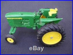 Vintage John Deere Toy Tractor Disc Harrow Manure Spreader 4 Bottom Plow Farm