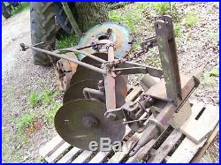 Vintage John Deere Tractor Implement 3 Point 4 Blade Disc Plow 21 Blades