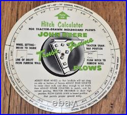 Vintage John Deere Truss Frame Plows Dealer Giveaway Hitch Calculator