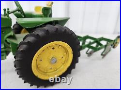 Vintage Original 1/16 Ertl John Deere 3010 Toy Tractor With 4 Bottom Plow Vintage Original 1/16 Ertl John Deere 3010 Toy Tractor With 4 Bottom Plow