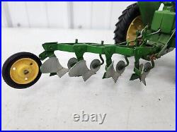 Vintage Original 1/16 Ertl John Deere 3010 Toy Tractor With 4 Bottom Plow Vintage Original 1/16 Ertl John Deere 3010 Toy Tractor With 4 Bottom Plow