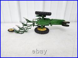 Vintage Original 1/16 Ertl John Deere 3010 Toy Tractor With 4 Bottom Plow Vintage Original 1/16 Ertl John Deere 3010 Toy Tractor With 4 Bottom Plow