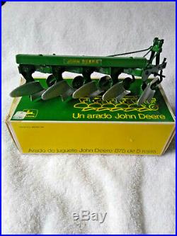 Vintage Sigomec 1/16 John Deere Five Bottom Plow from Argentina NIB RARE