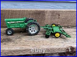 Vintage Tru Scale Tractor John Deere Disc Harrow Farm Implement Die Cast Toy